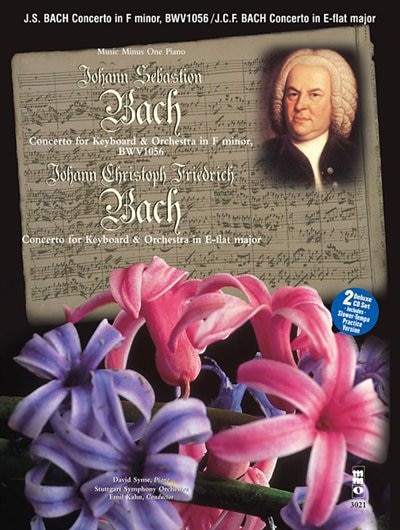 J.s. Bach - Concerto In F Minor, Bmv1056 & J.c.f. Bach - Concerto In E-flat Major: Music Minus One Piano Book/Online Audio
