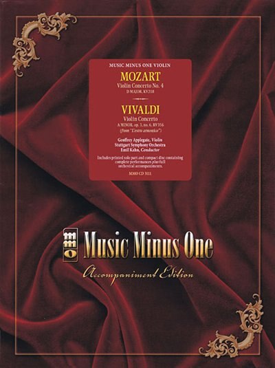 Front cover_Mozart - Violin Concerto No. 4 In D Major, Kv218 & Vivaldi - Concerto In A Minor, Op. 3 No. 6