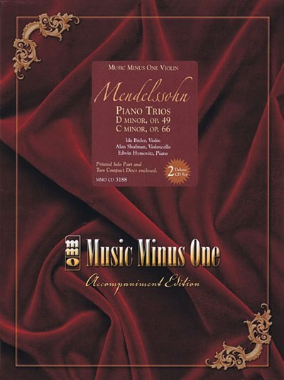 Mendelssohn - Piano Trios: D Minor, Op. 49; C Mninor, Op. 66: Music Minus One Violin Deluxe 2-cd Set