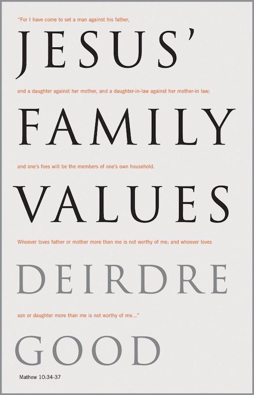 Front cover_Jesus' Family Values