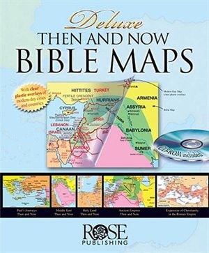 Couverture_DELUXE THEN and NOW BIBLE MAP BOOK WITH CD ROM