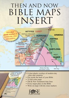 Front cover_Then And Now Bible Maps Insert