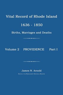 Front cover_Vital Record of Rhode Island 1636-1850