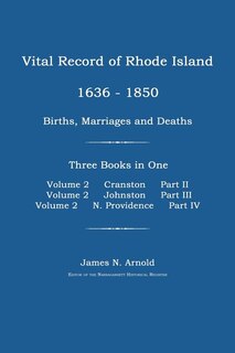 Front cover_Vital Record of Rhode Island 1636-1850