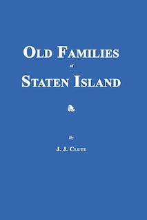 Front cover_Old Families of Staten Island