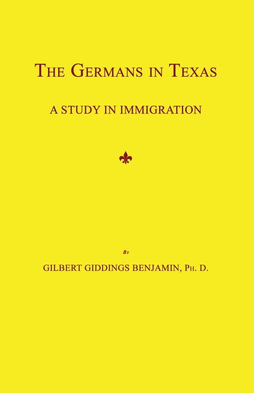 Front cover_The Germans in Texas