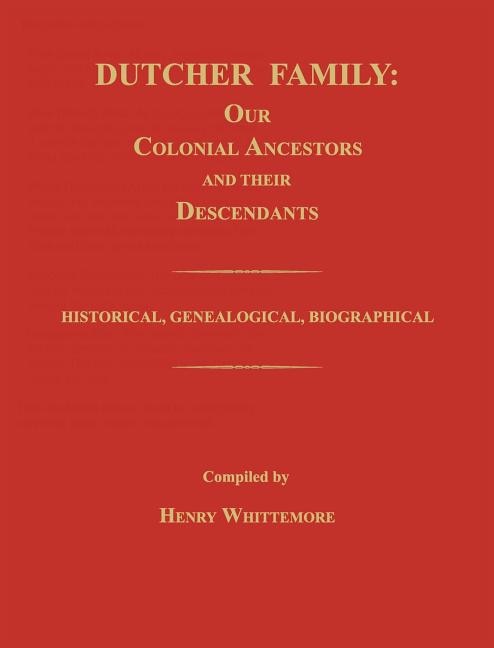 Front cover_Dutcher Family