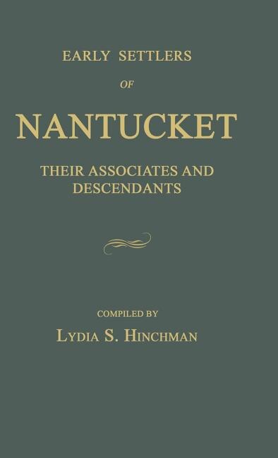 Front cover_Early Settlers of Nantucket