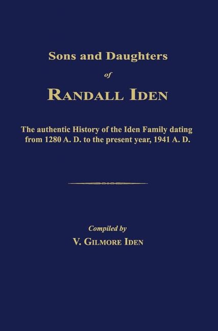 Couverture_Sons and Daughters of Randall Iden