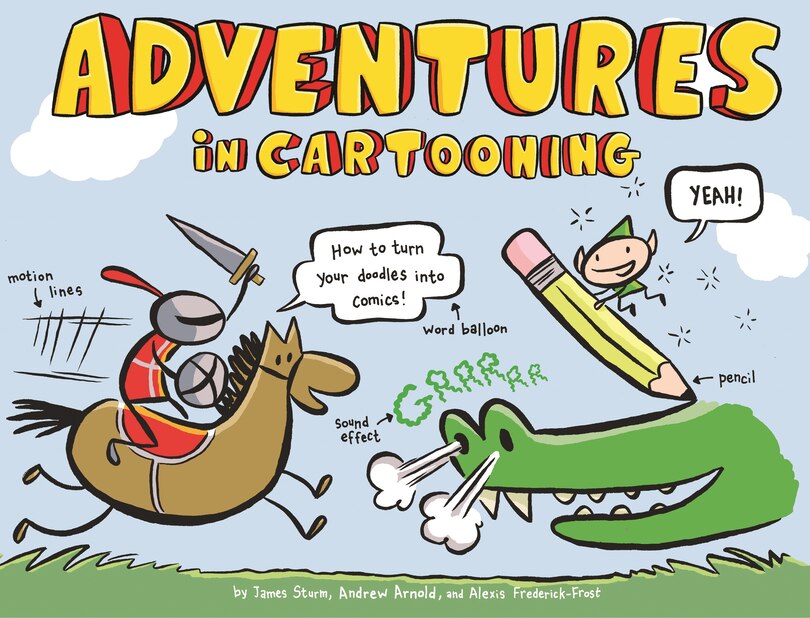 Front cover_Adventures in Cartooning