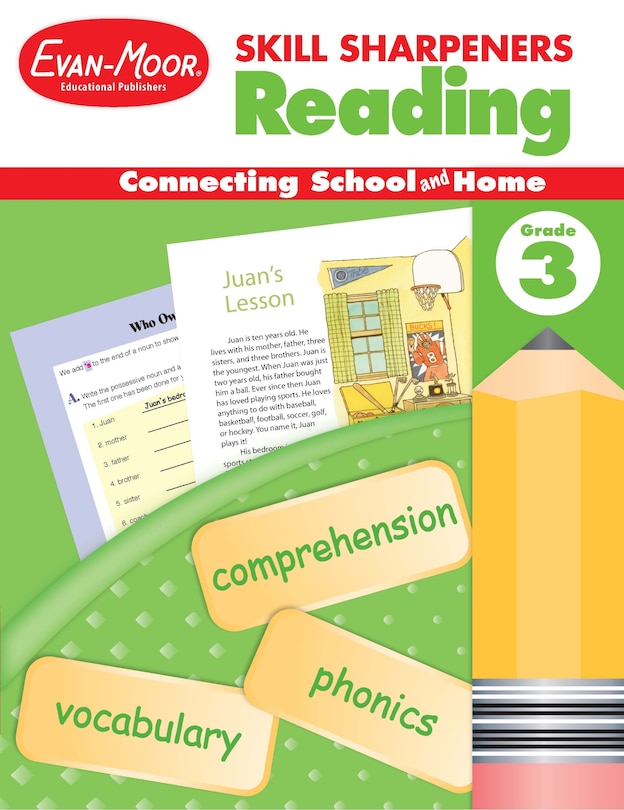 Front cover_Skill Sharpeners: Reading, Grade 3 Workbook