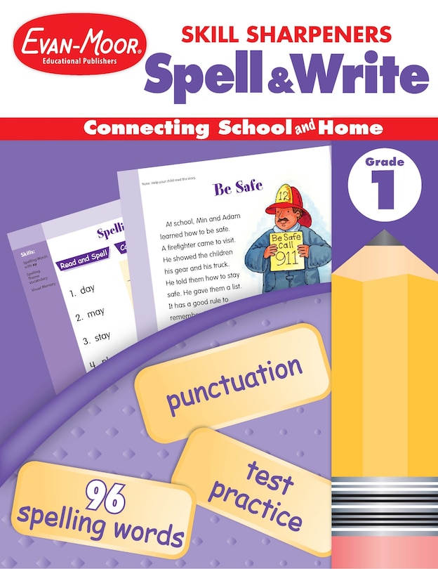 Skill Sharpeners: Spell & Write, Grade 1 Workbook