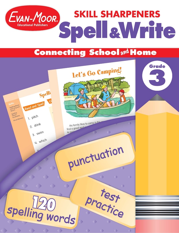 Couverture_Skill Sharpeners: Spell & Write, Grade 3 Workbook