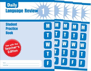 Front cover_Daily Language Review, Grade 1 Student Edition Workbook (5-pack)
