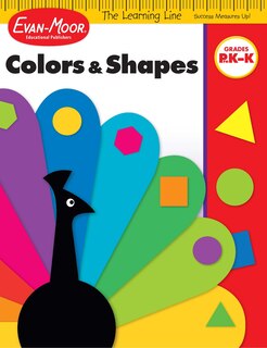 Front cover_Learning Line: Colors and Shapes, PreK - Kindergarten Workbook
