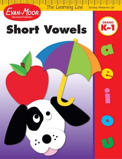 Front cover_Learning Line: Short Vowels, Kindergarten - Grade 1 Workbook