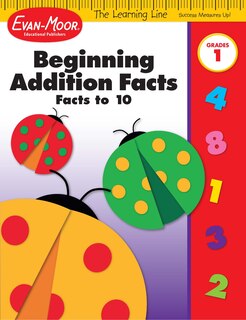 Front cover_Learning Line: Beginning Addition - Facts to 10, Grade 1 Workbook