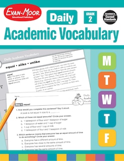 Couverture_Daily Academic Vocabulary, Grade 2 Teacher Edition