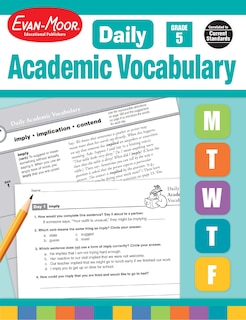 Front cover_Daily Academic Vocabulary, Grade 5 Teacher Edition