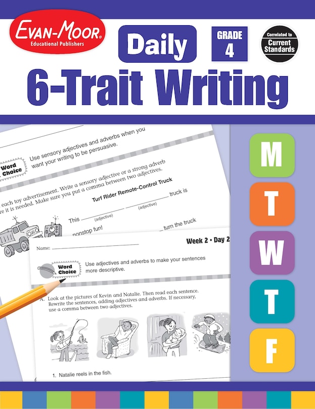 Front cover_Daily 6-Trait Writing, Grade 4 Teacher Edition