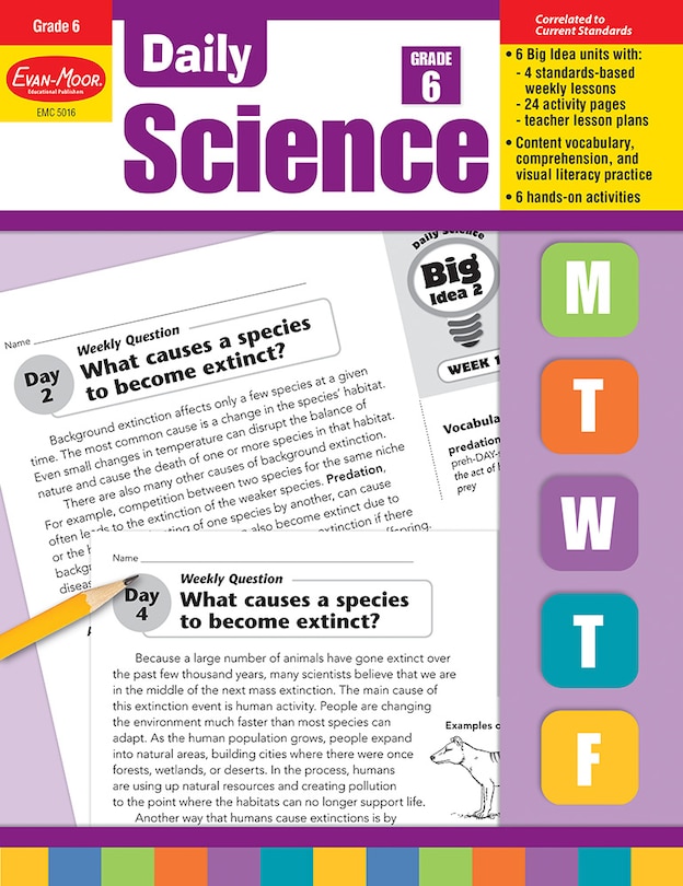 Front cover_Daily Science, Grade 6 Teacher Edition