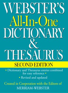 Front cover_Webster's All-In-One Dictionary & Thesaurus, Second Edition