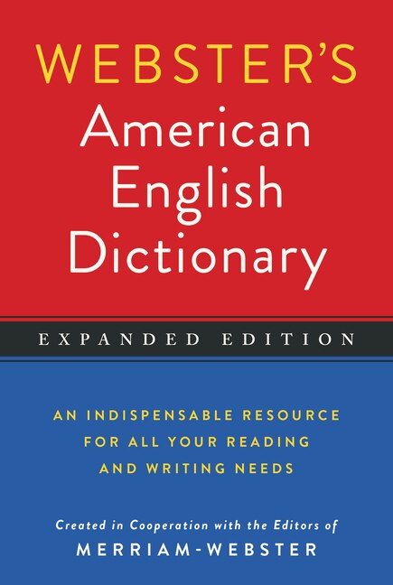 Front cover_Webster's American English Dictionary, Expanded Edition
