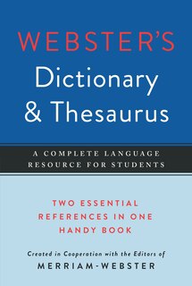 Front cover_Webster's Dictionary & Thesaurus