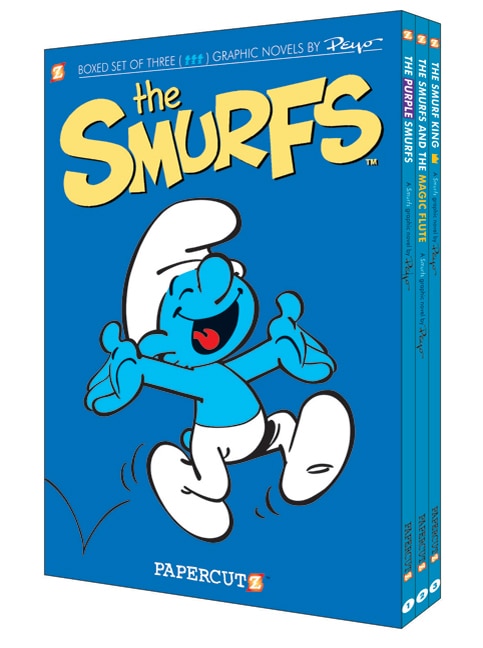 Front cover_The Smurfs Graphic Novels Boxed Set: Vol. #1 - 3