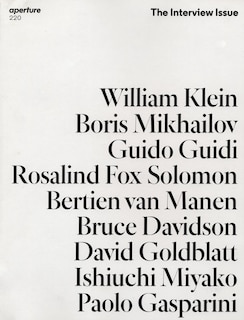 Couverture_The Interview Issue