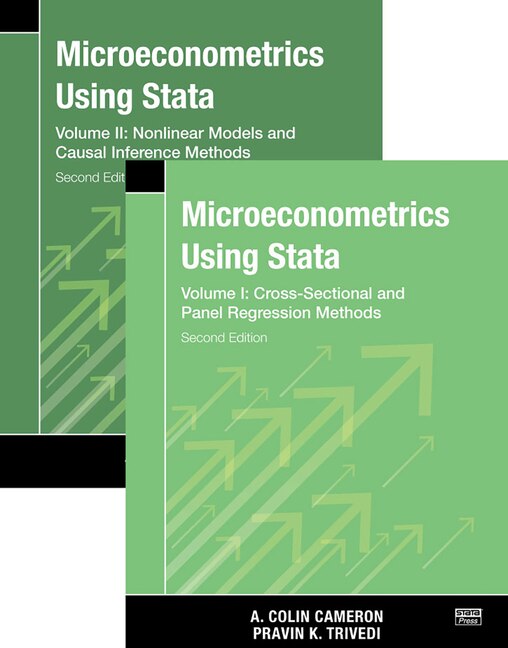 Front cover_Microeconometrics Using Stata, Volumes I and II