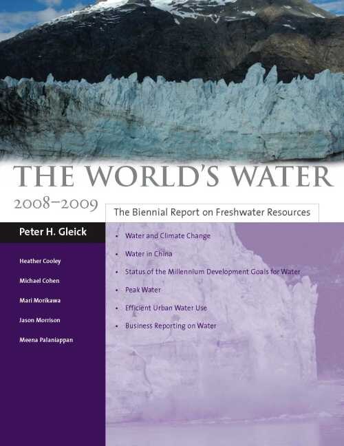 Couverture_The World's Water 2008-2009
