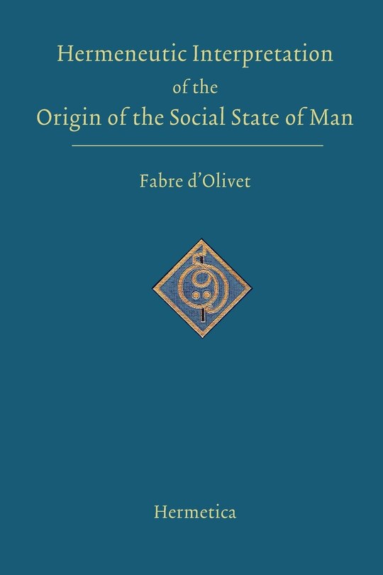 Front cover_Hermeneutic Interpretation of the Origin of the Social State of Man