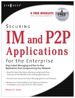 Front cover_Securing IM and P2P Applications for the Enterprise