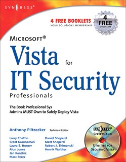 Front cover_Microsoft Vista For It Security Professionals