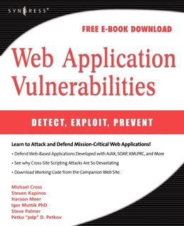Front cover_Web Application Vulnerabilities
