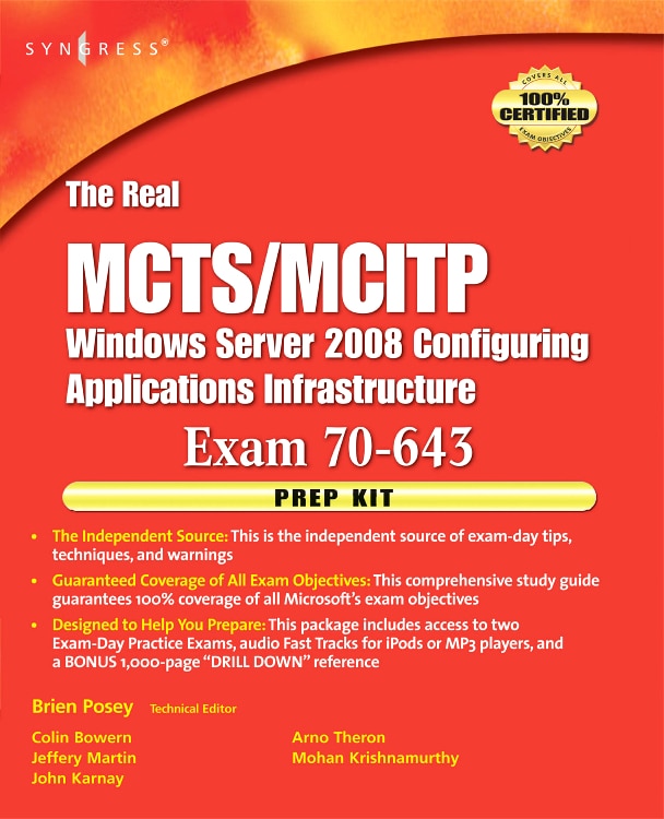 Front cover_The Real Mcts/mcitp Exam 70-643 Prep Kit
