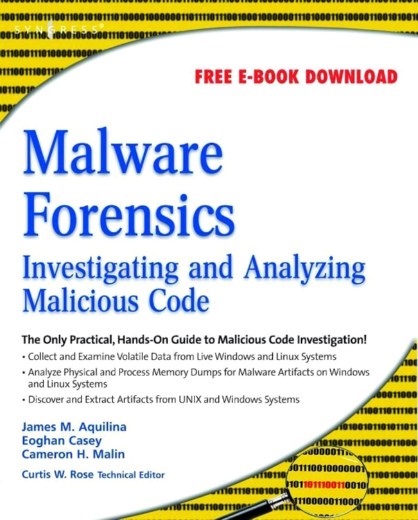 Front cover_Malware Forensics