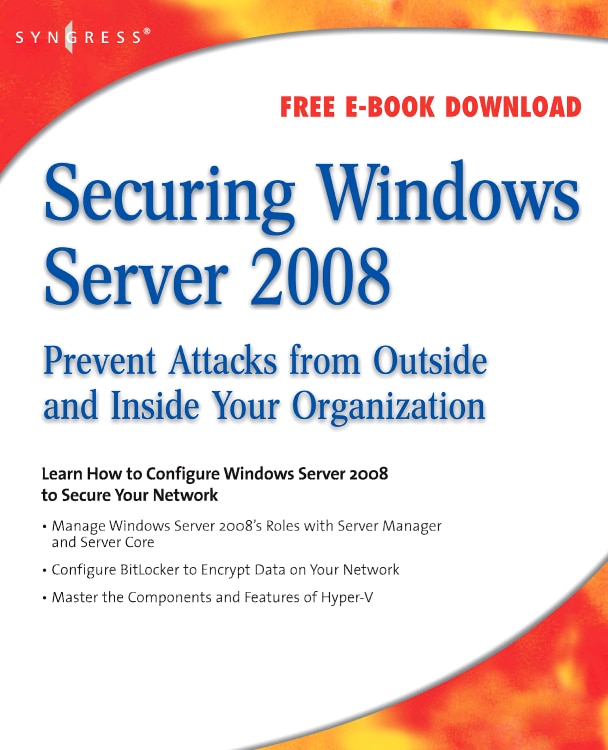 Couverture_Securing Windows Server 2008