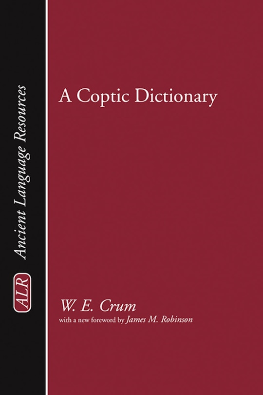 Front cover_A Coptic Dictionary