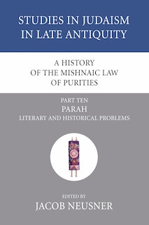 Couverture_A History of the Mishnaic Law of Purities, Part 10