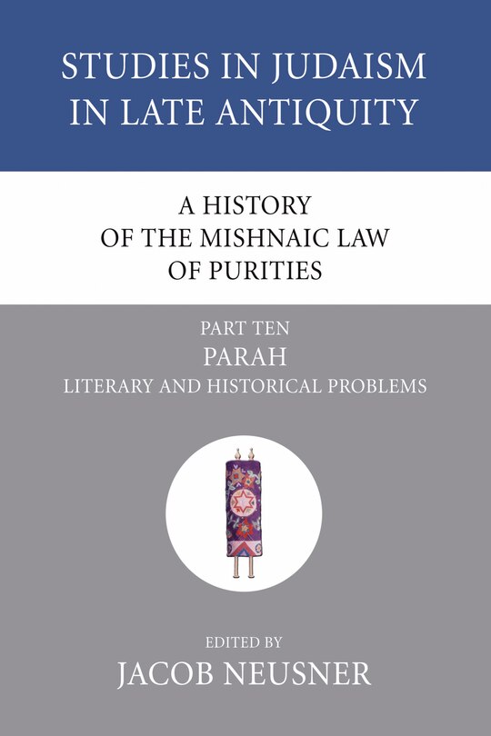 Couverture_A History of the Mishnaic Law of Purities, Part 10