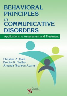 Front cover_Behavioral Principles In Communicative Disorders