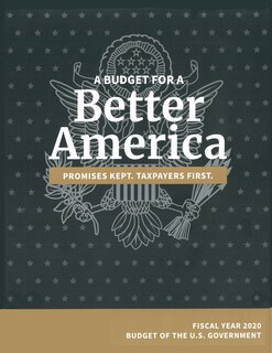 Couverture_Budget of the United States, Fiscal Year 2020
