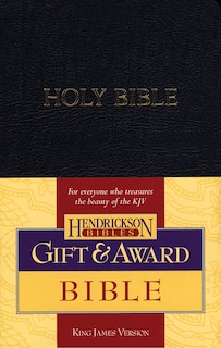 Couverture_KJV Gift & Award Bible (Imitation Leather, Black, Red Letter)