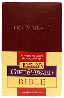 Couverture_KJV Gift & Award Bible (Imitation Leather, Burgundy, Red Letter)