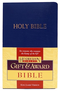 Couverture_KJV Gift & Award Bible (Imitation Leather, Blue, Red Letter)