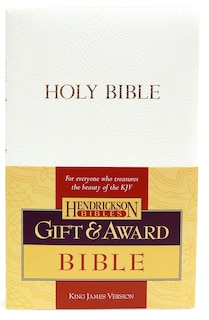 Couverture_KJV Gift & Award Bible (Imitation Leather, White, Red Letter)