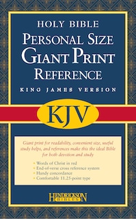 Couverture_KJV Personal Size Giant Print Reference Bible (Imitation Leather, Black, Red Letter)