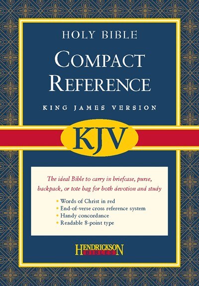 Couverture_KJV Large Print Compact Reference Bible (Red Letter, Imitation Leather, Black)